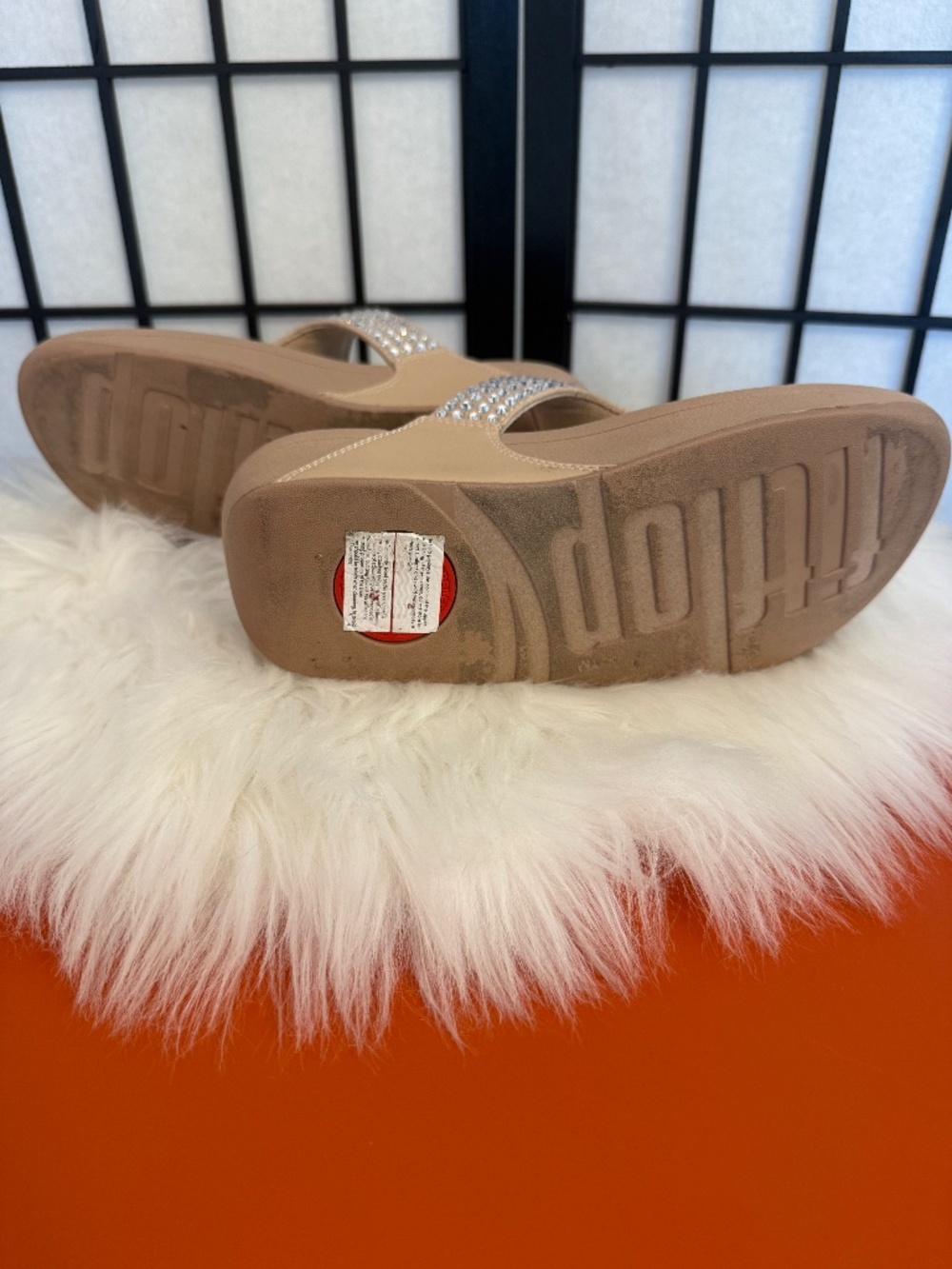 FitFlop Lulu Maxi-Crystal Toe-Post Sandals - Picture 5 of 5